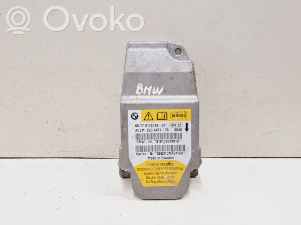 BMW 5 E60 E61 Airbag control unit/module 