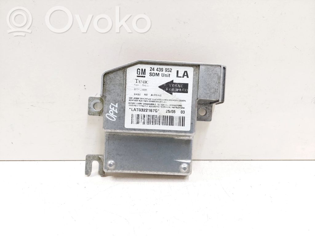 Opel Corsa C Sterownik / Moduł Airbag 