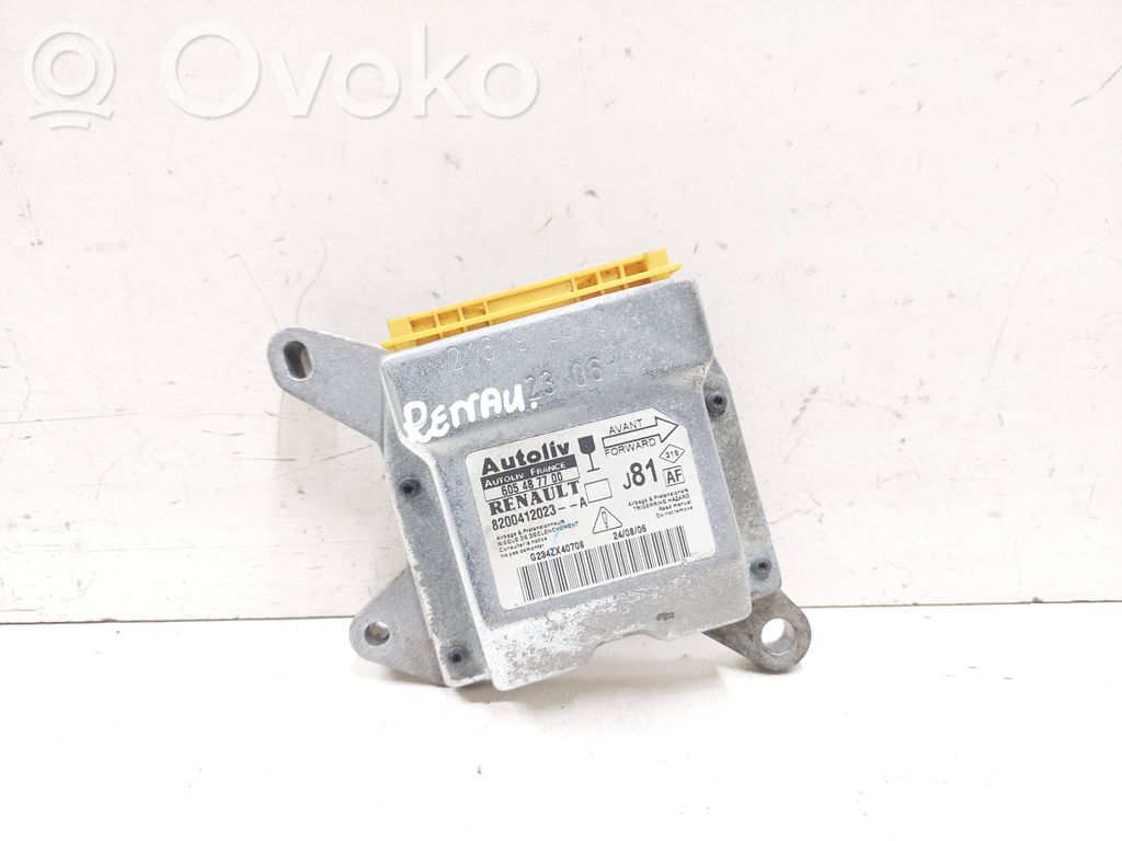 Sterownik / Moduł Airbag   8200412023,605487700,G234ZX40708