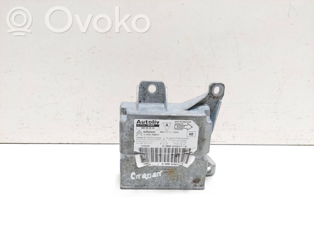 Airbag control unit/module   9665266080,608990300