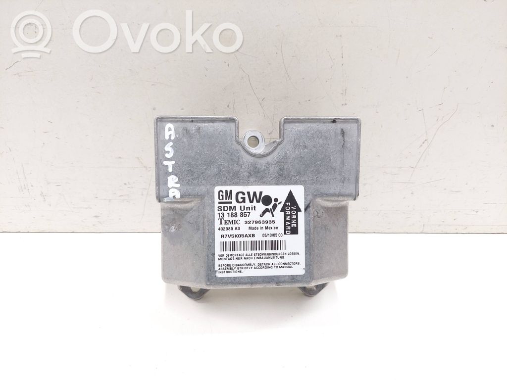 Airbag control unit/module   402985A3,13188857,327963935