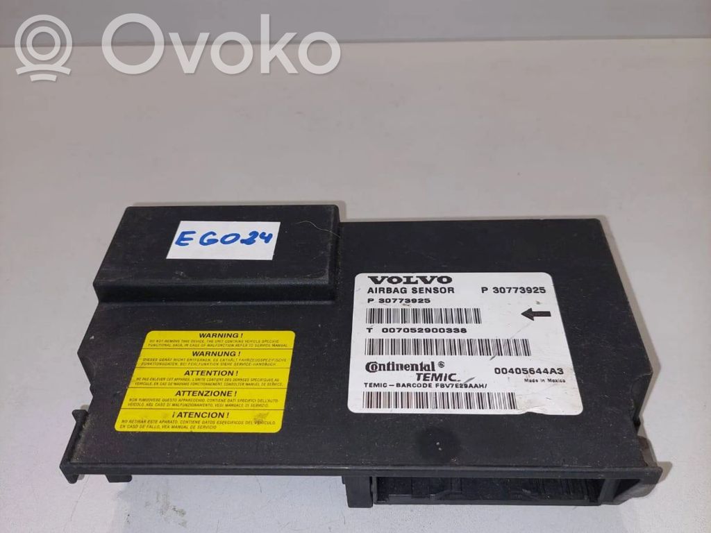 Volvo S80 Sterownik / Moduł Airbag 