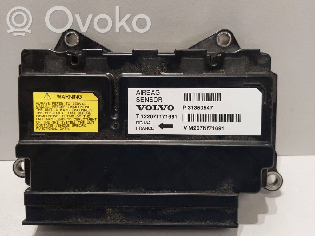 Airbag control unit/module   31350547,P31350547,M207N171691