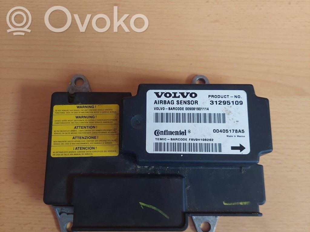 Volvo V50 Airbag control unit/module 