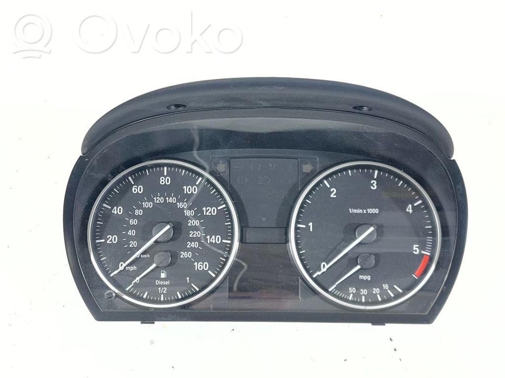 BMW 3 E90 E91 Speedometer (instrument cluster) 