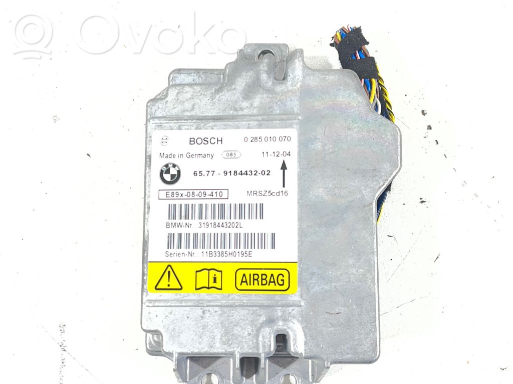 BMW 3 E90 E91 Airbag control unit/module 