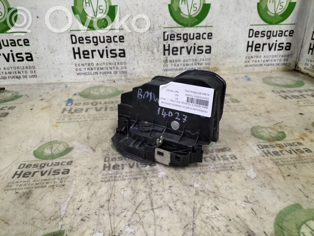 Cerradura de puerta trasera   7167070