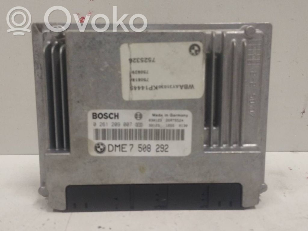 Engine control unit/module   7525326,0261209007,BOSCH
