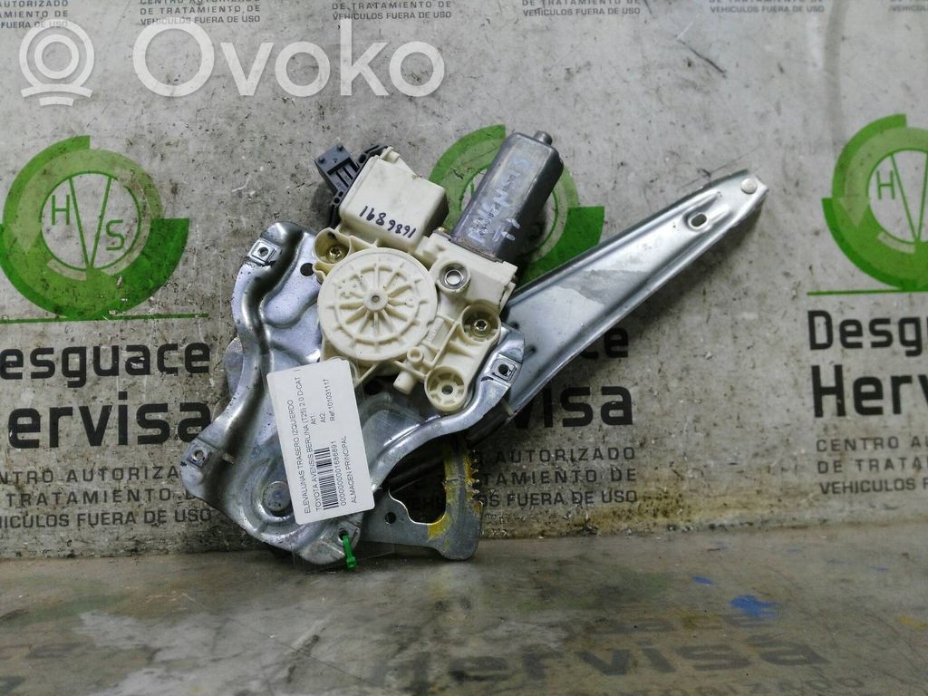 Toyota Avensis T220 Mechanizm podnoszenia szyby tylnej bez silnika 