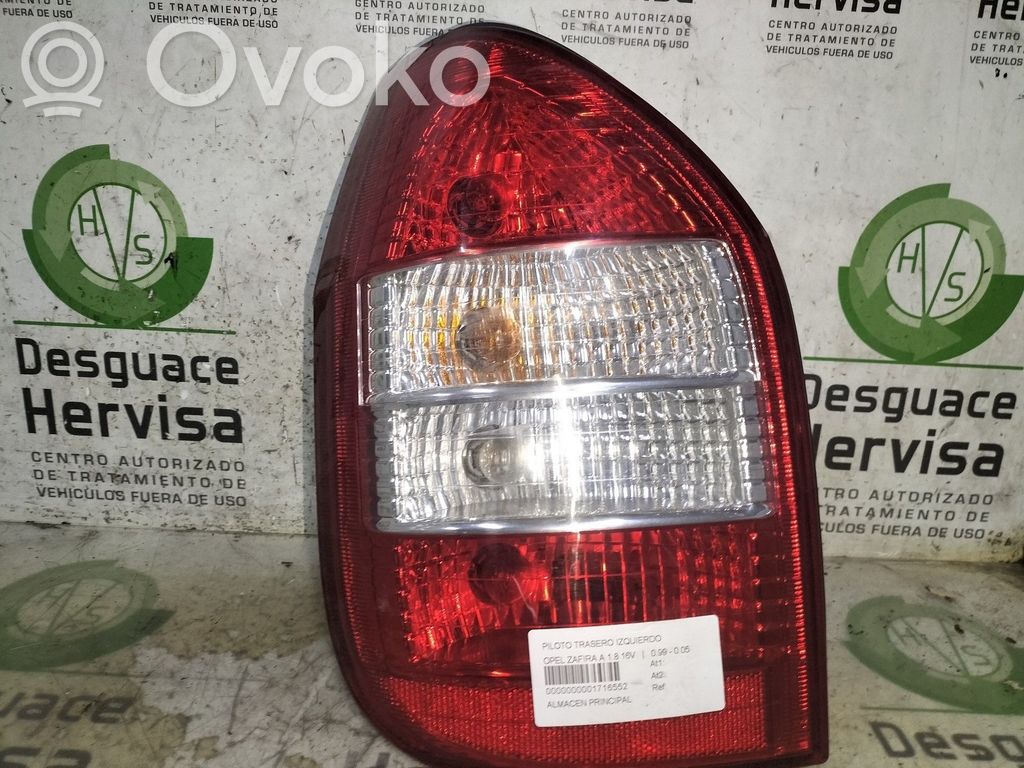 Lampa tylna   BLANCO