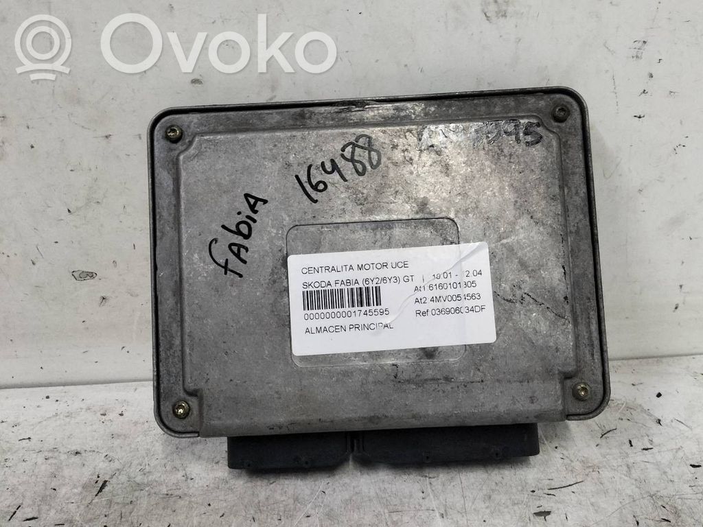 Engine control unit/module   036906034DF,6160101305,4MV0054563
