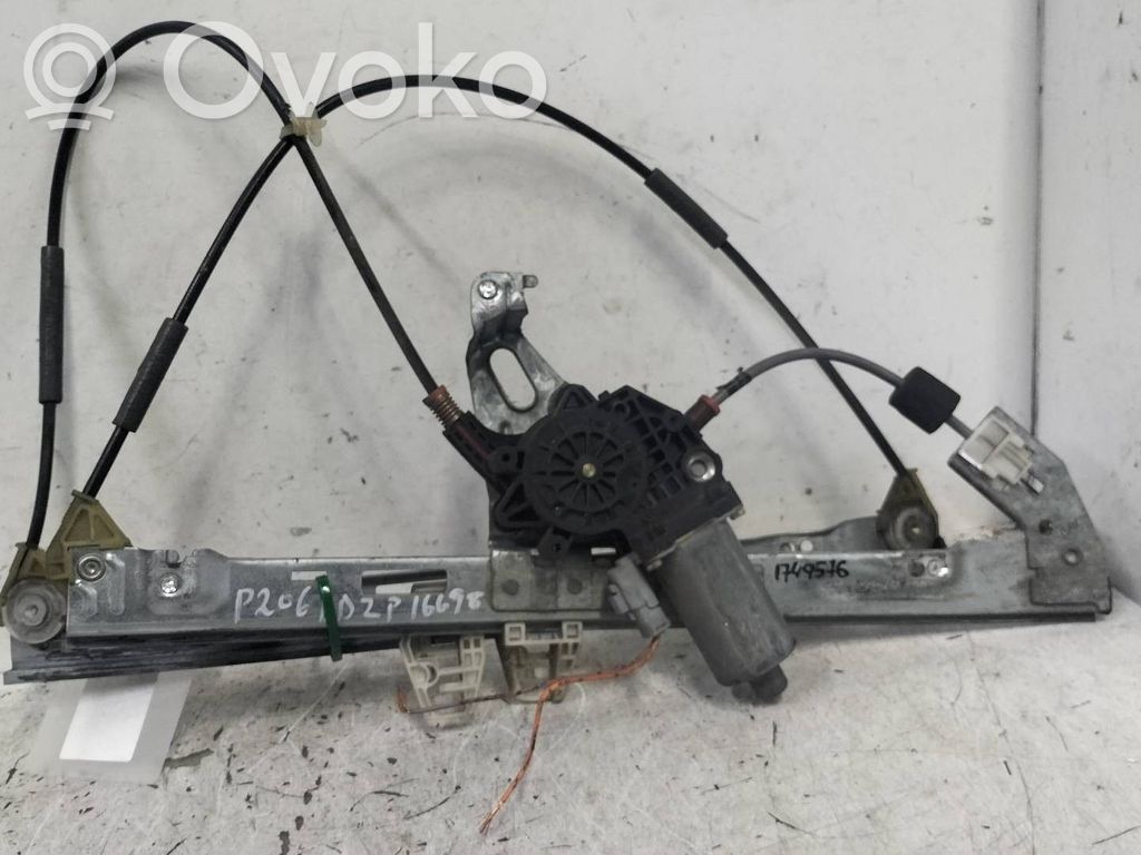 Peugeot 206 Alzacristalli elettrico della portiera anteriore