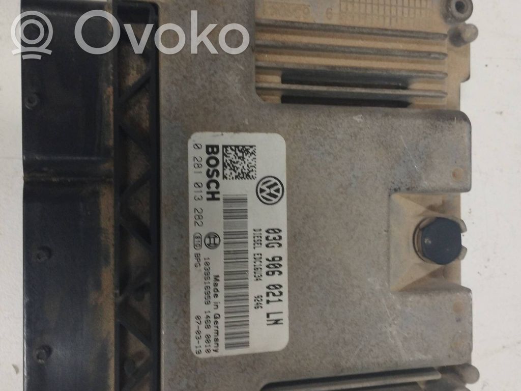 Engine control unit/module   03G906021LN,0281013282,1039S16959