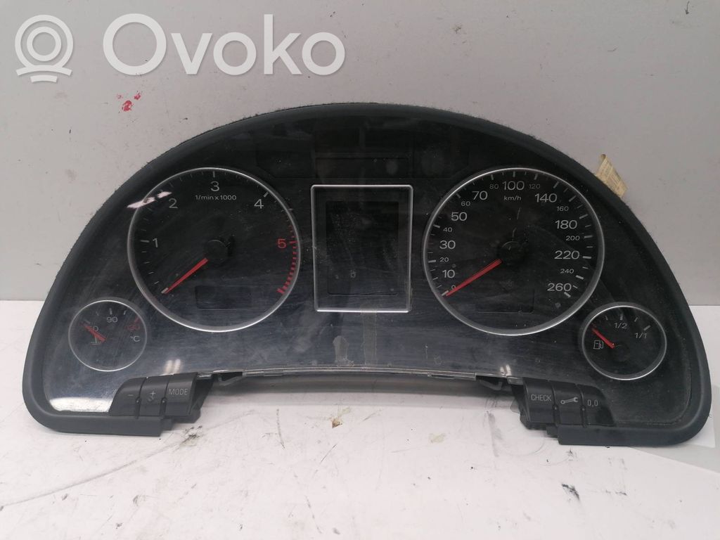 Audi A4 S4 B6 8E 8H Vitezometru (grup de instrumente) 