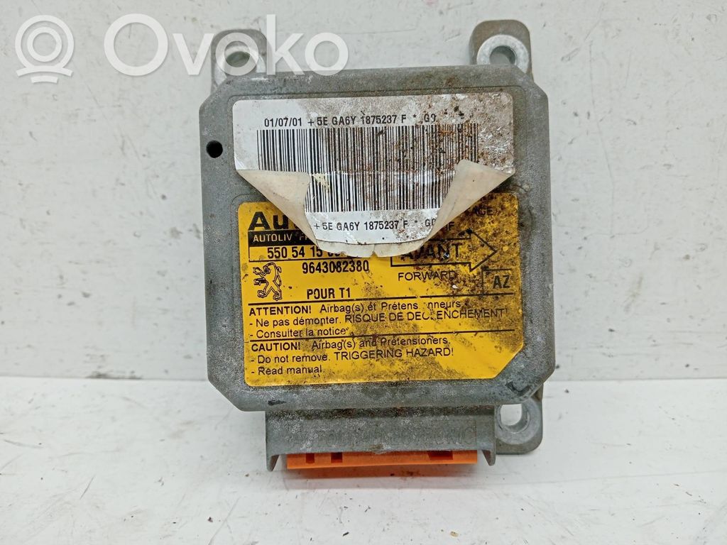Unidad de control/módulo del Airbag   9643082380