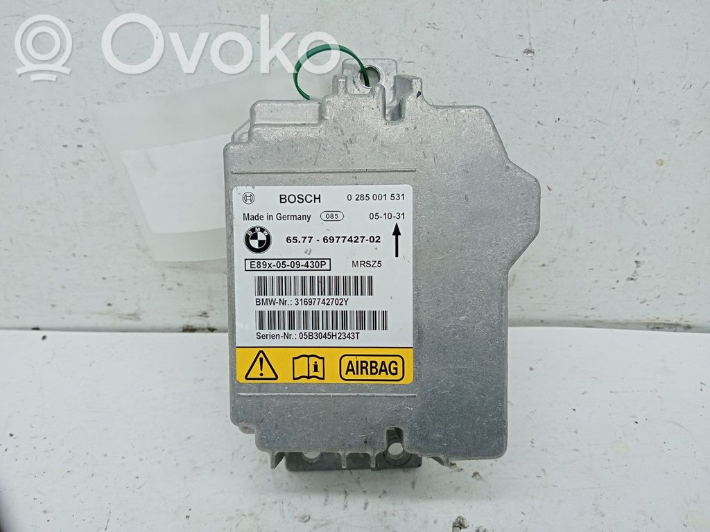 Airbag control unit/module   0285001531,6577697742702,31697742702Y
