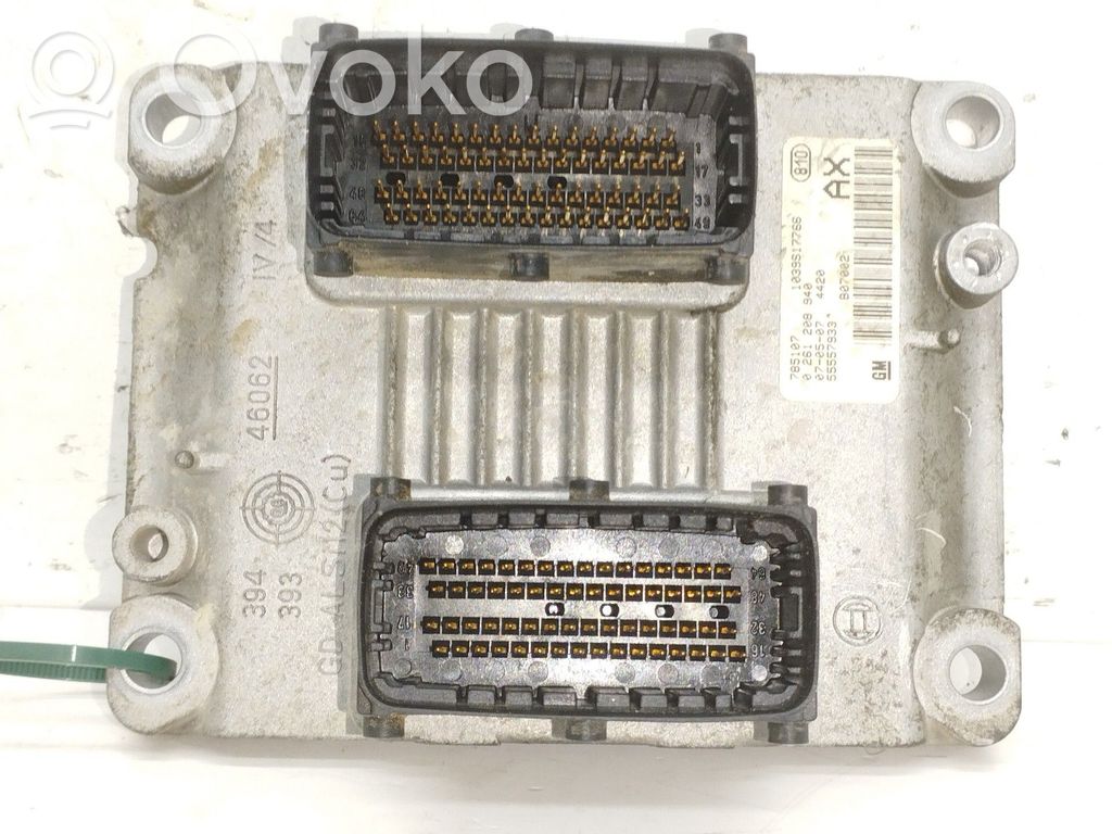 Engine control unit/module   0261208940,55557933,1039S17766