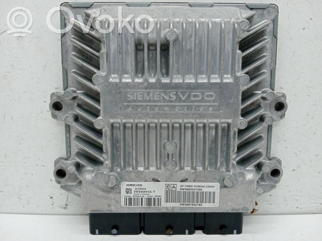 Peugeot 407 Unidad de control/módulo del motor 