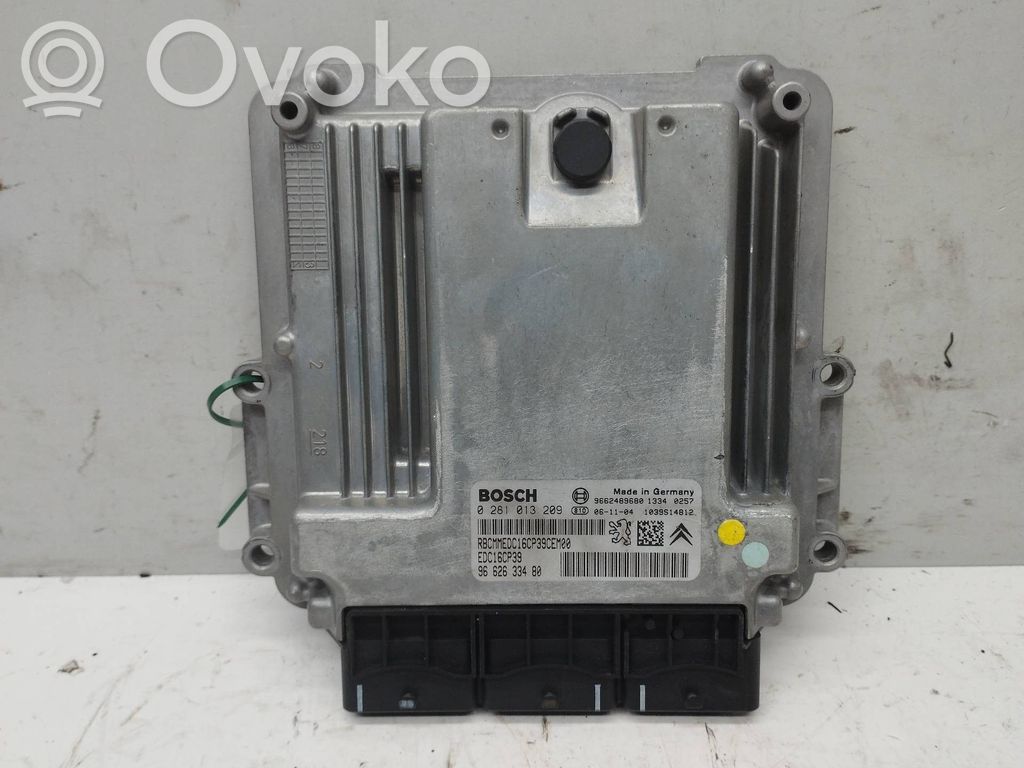 Engine control unit/module   0281013209,9662633480,9662489680