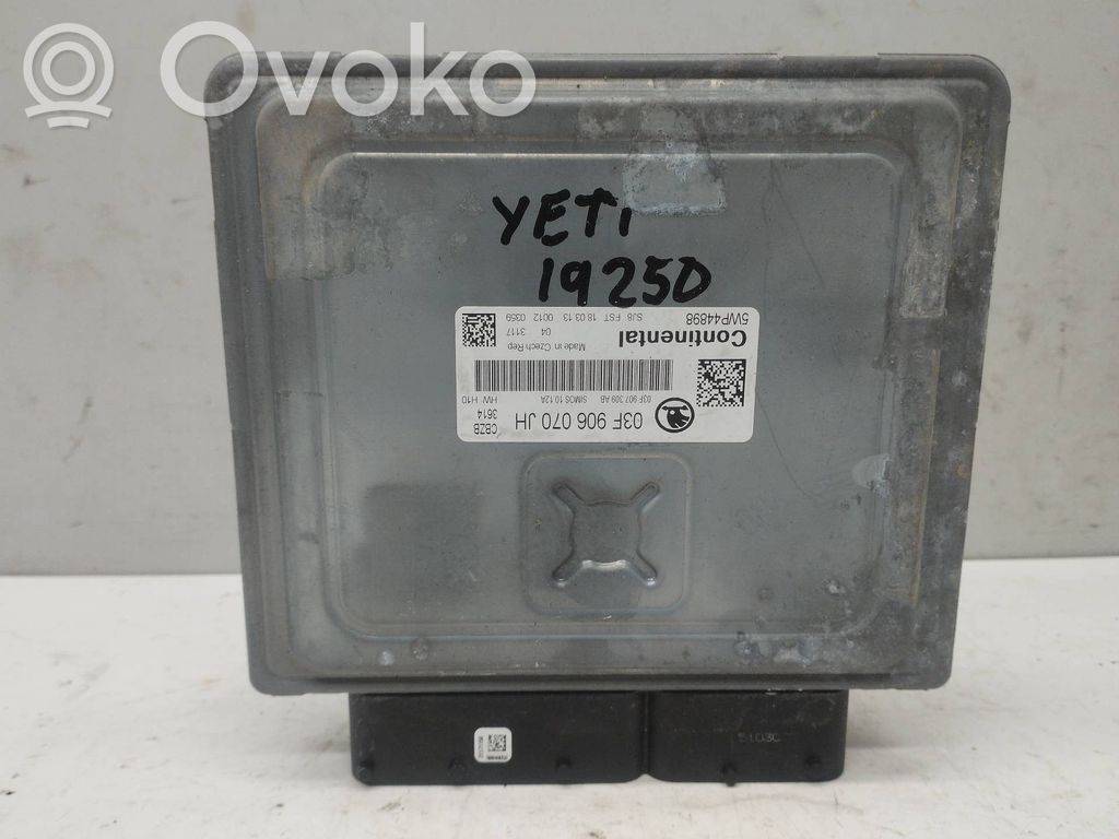 Engine control unit/module   03F906070JH,5WP44898