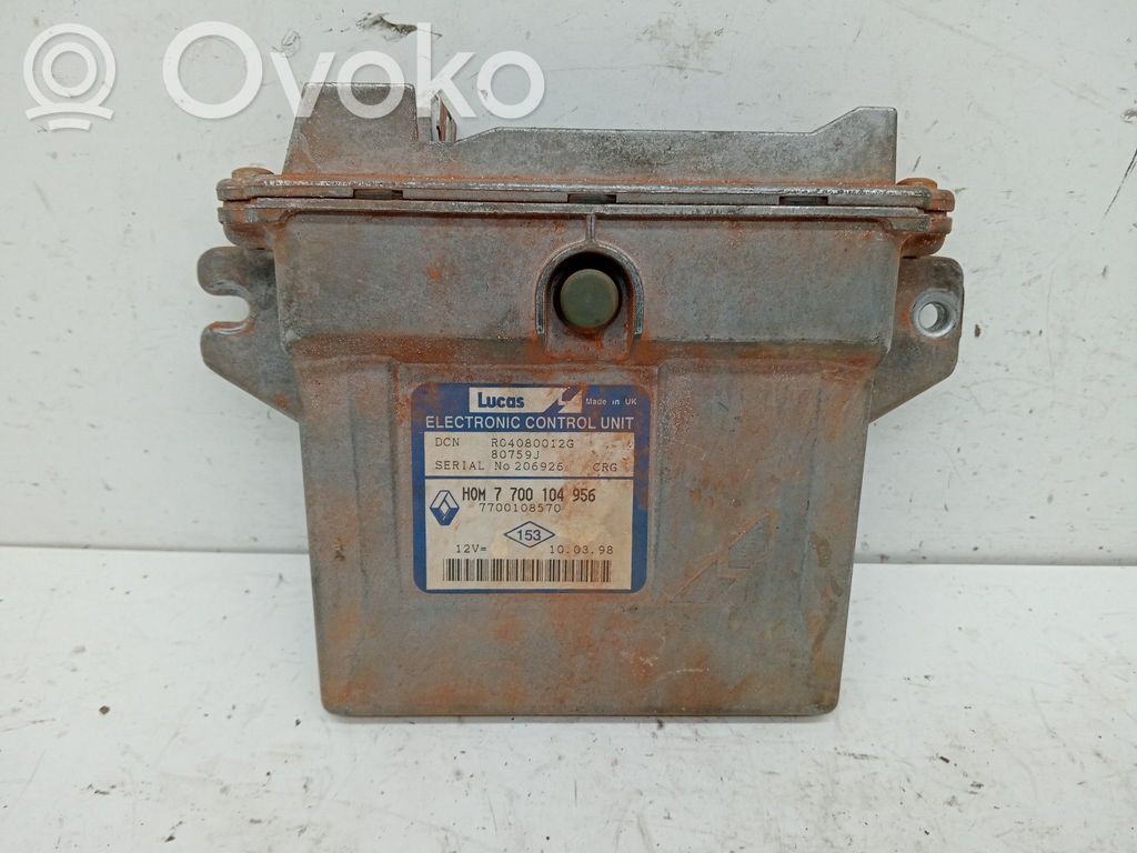 Unidad de control/módulo del motor   7700104956