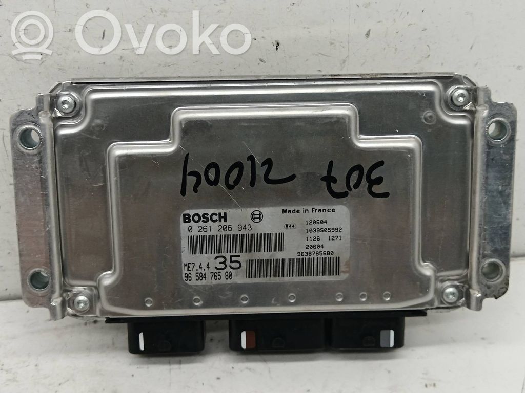 Peugeot 307 Sterownik / Moduł ECU 