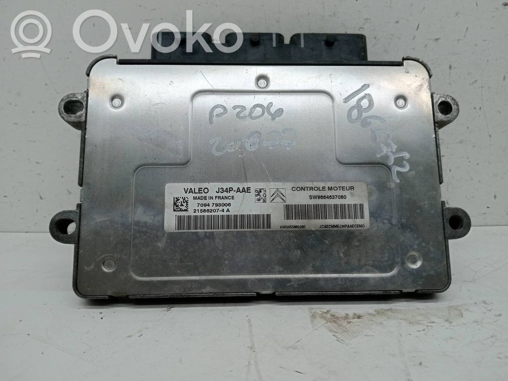 Peugeot 206 Unidad de control/módulo del motor 