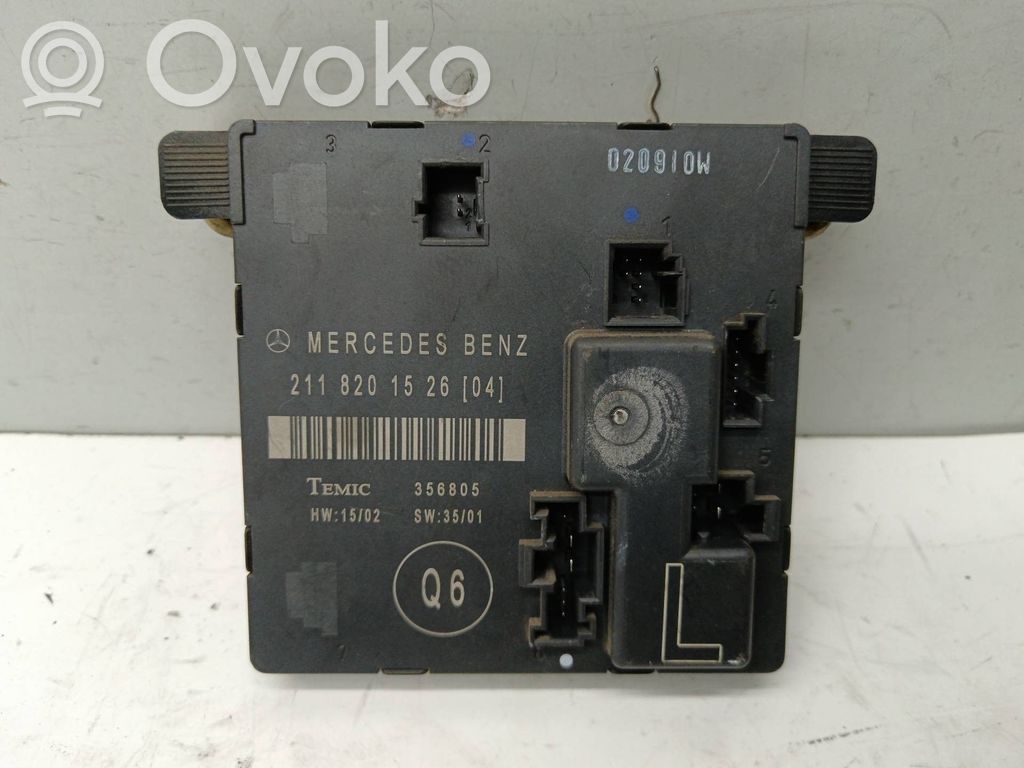 Autres unités de commande / modules   2118201526