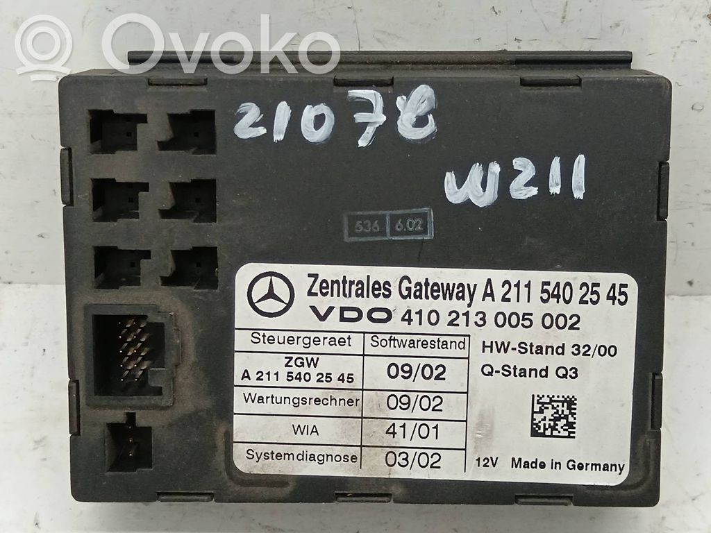 Mercedes-Benz E W210 Alte unități/module de control 