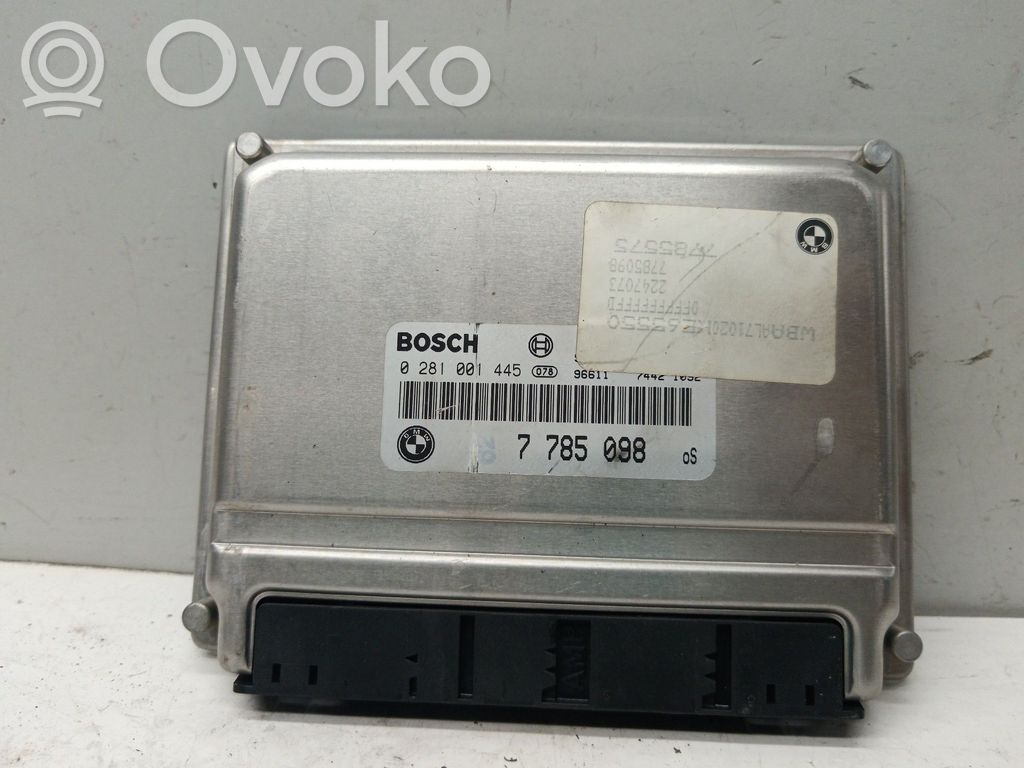 Moottorin ohjainlaite/moduuli   0281001445,7785098