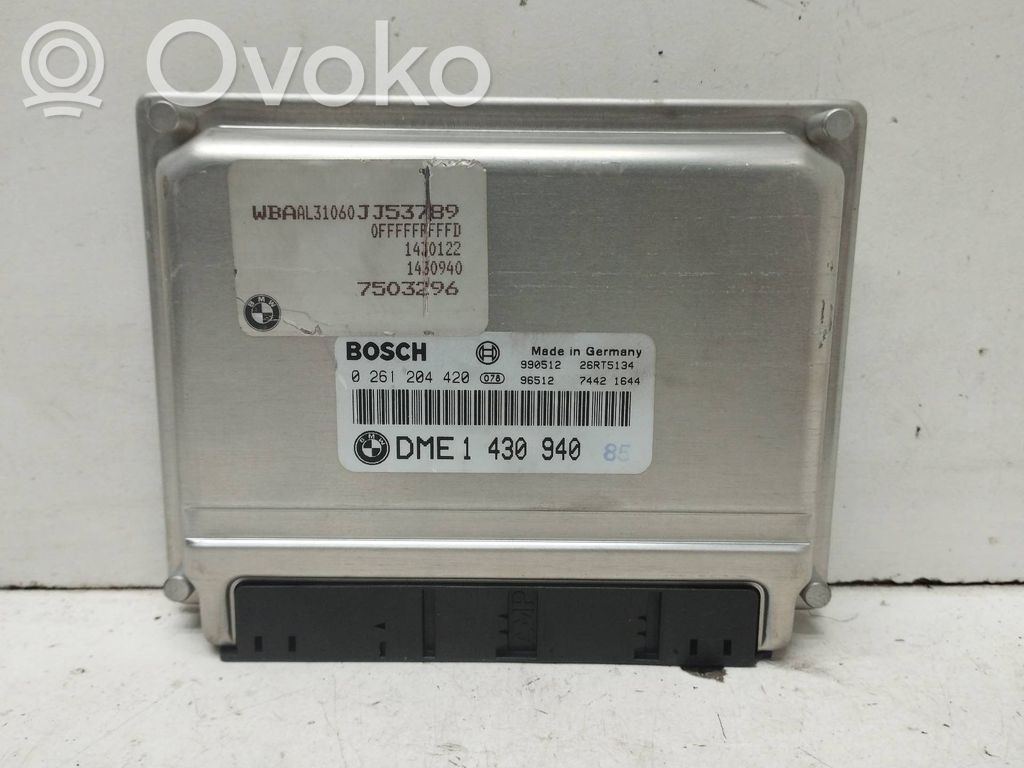Engine control unit/module   1430940,0261204420,BOSCH
