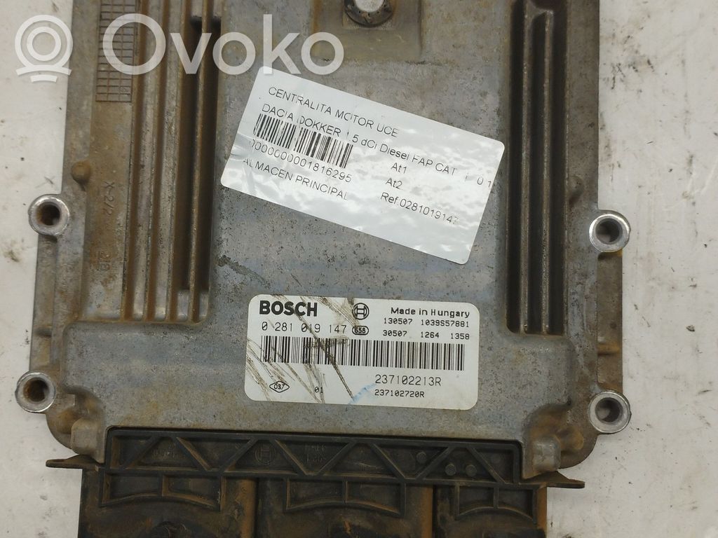 Moottorin ohjainlaite/moduuli   0281019147