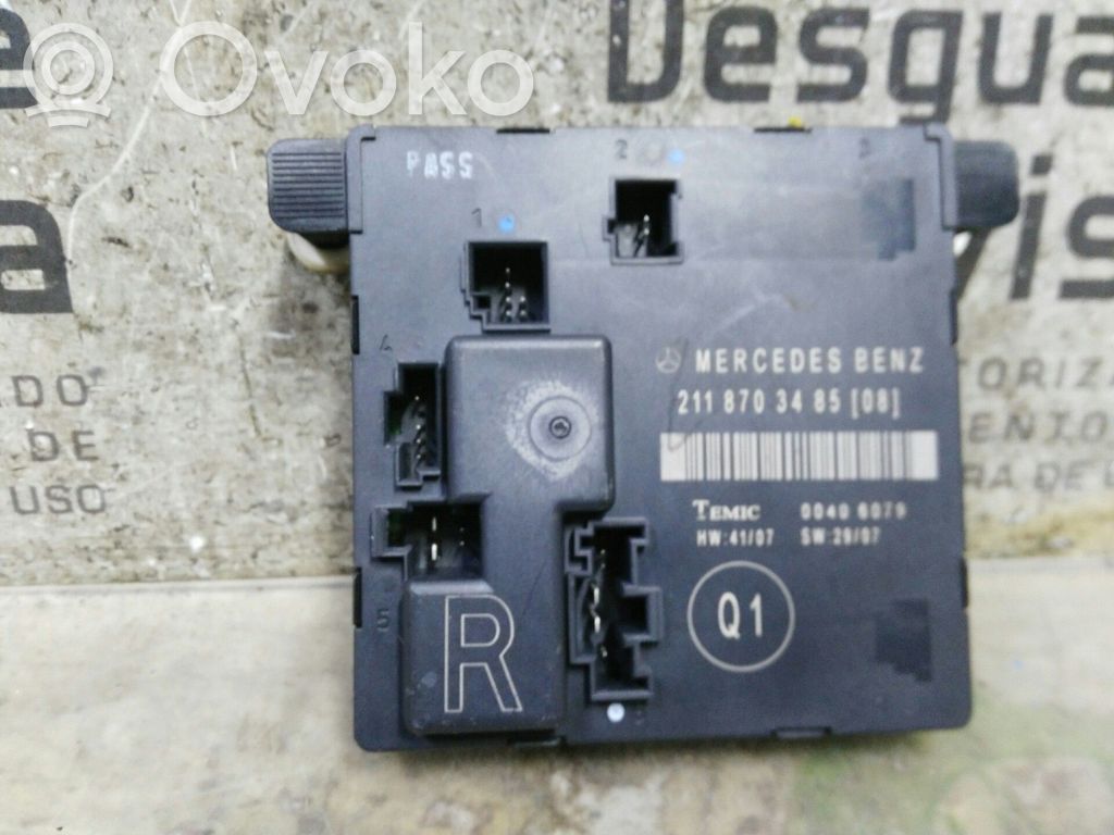 Mercedes-Benz E W211 Autres unités de commande / modules 