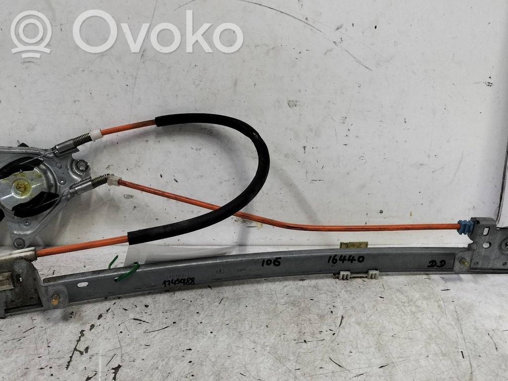 Peugeot 106 Elektriskais loga pacelšanas mehānisms bez motoriņa 
