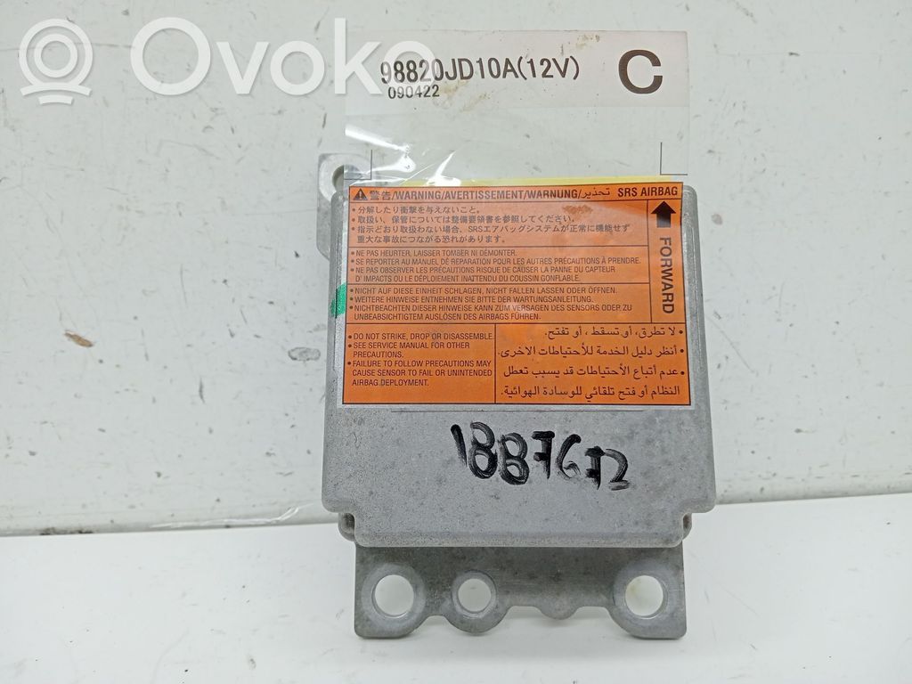 Nissan Qashqai+2 Unitate/modul de comandă airbaguri 
