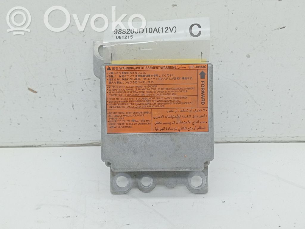Nissan Qashqai Unitate/modul de comandă airbaguri 