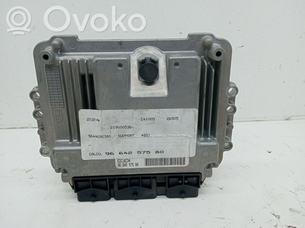 Unidad de control/módulo del motor   9664257580,9644692380