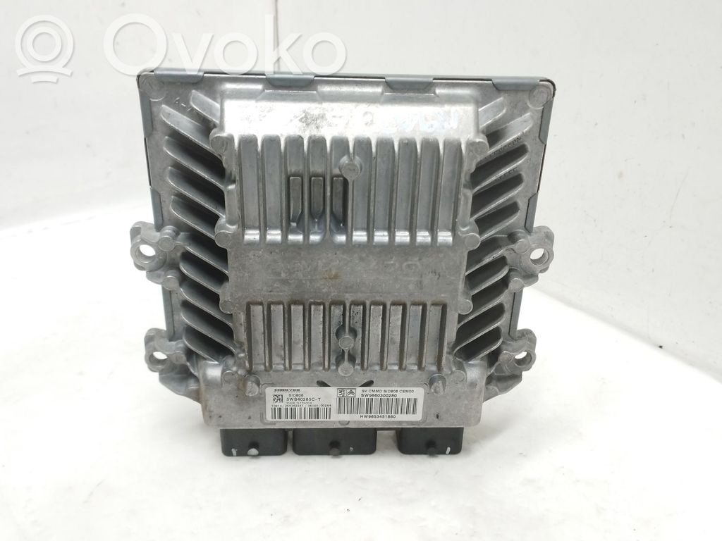 Engine control unit/module   SW9660300280,HW9653451880,5WS40285CT
