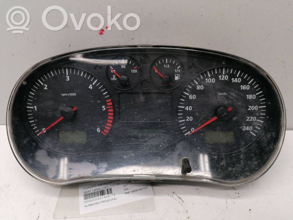Seat Leon (1M) Nopeusmittari (mittaristo) 