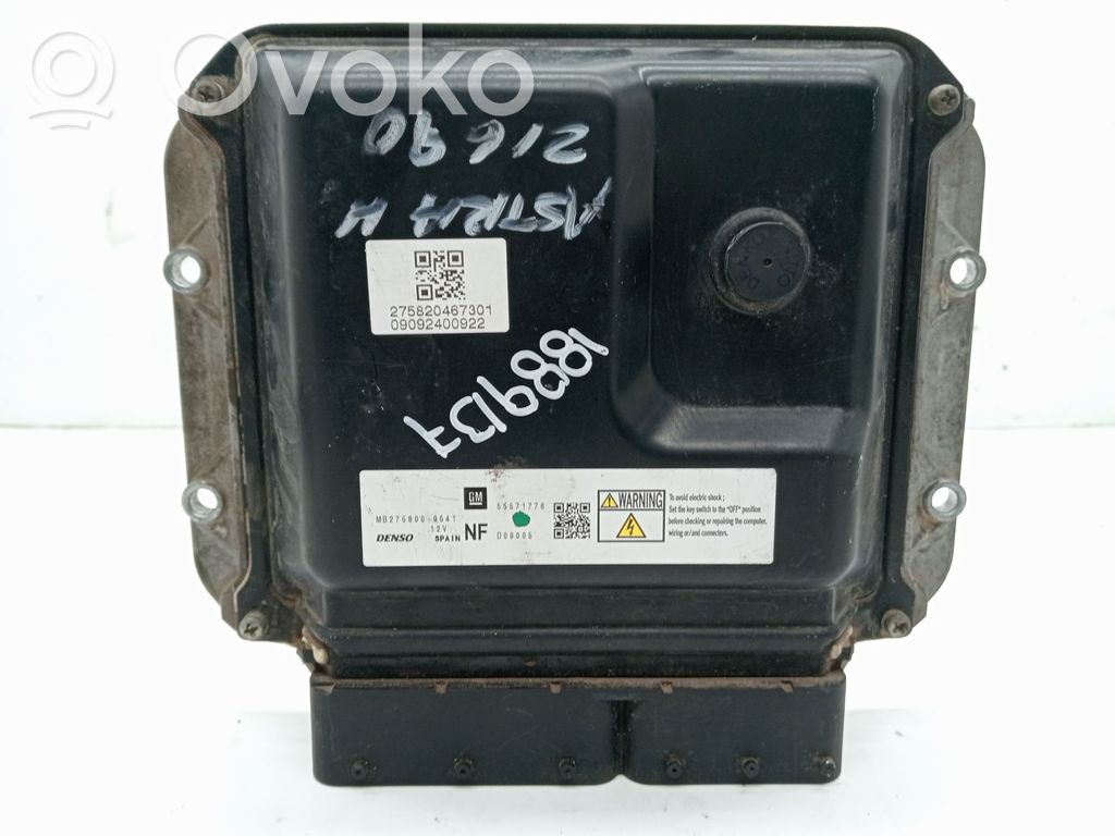 Opel Astra G Engine control unit/module 