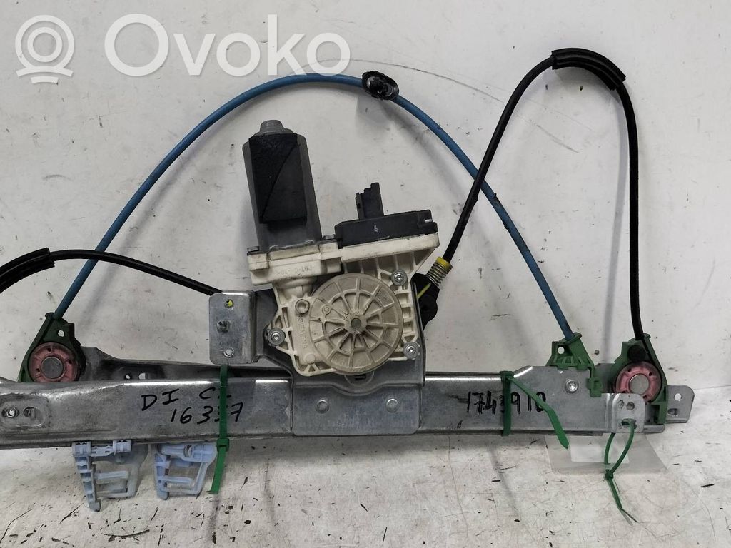 Manualny podnośnik szyby drzwi przednich   0206013609,B24506,36128604