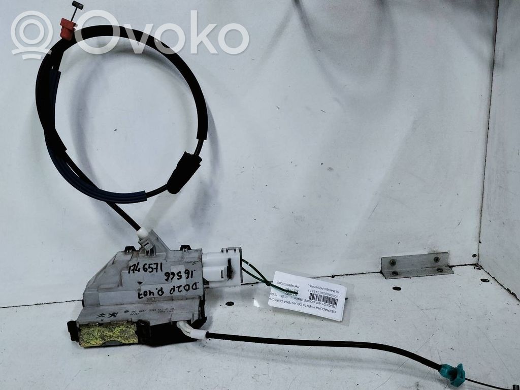 Peugeot 407 Front door lock 