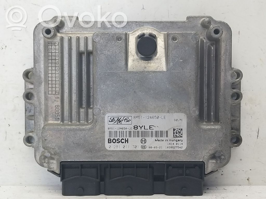 Unidad de control/módulo del motor   8M5112A650LE,0281011701