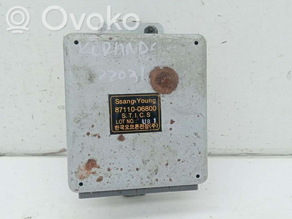 SsangYong Korando Engine control unit/module 