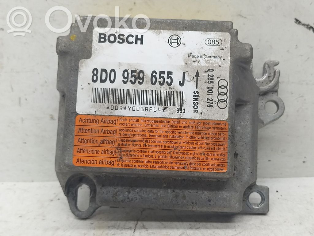 Audi A4 S4 B5 8D Unidad de control/módulo del Airbag 