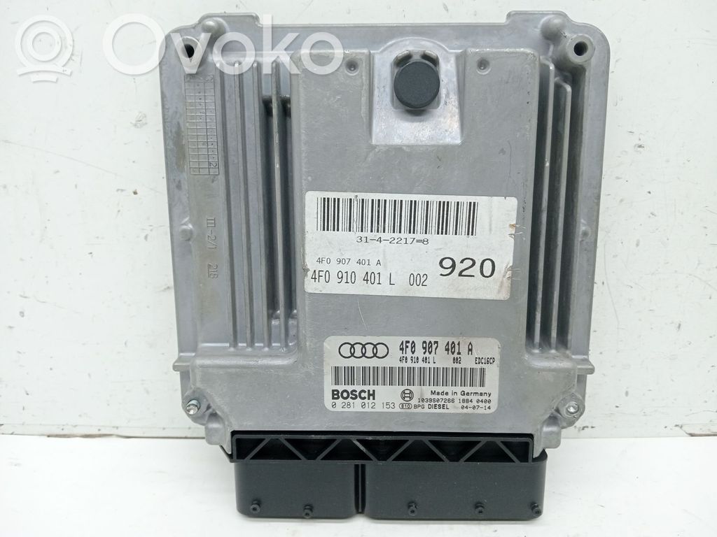 Audi A6 S6 C6 4F Unitate/modul de control motor 