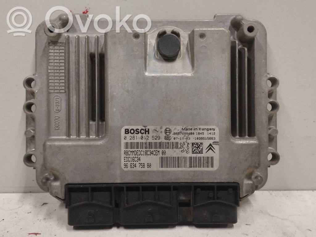 Peugeot 207 Unitate/modul de control motor 