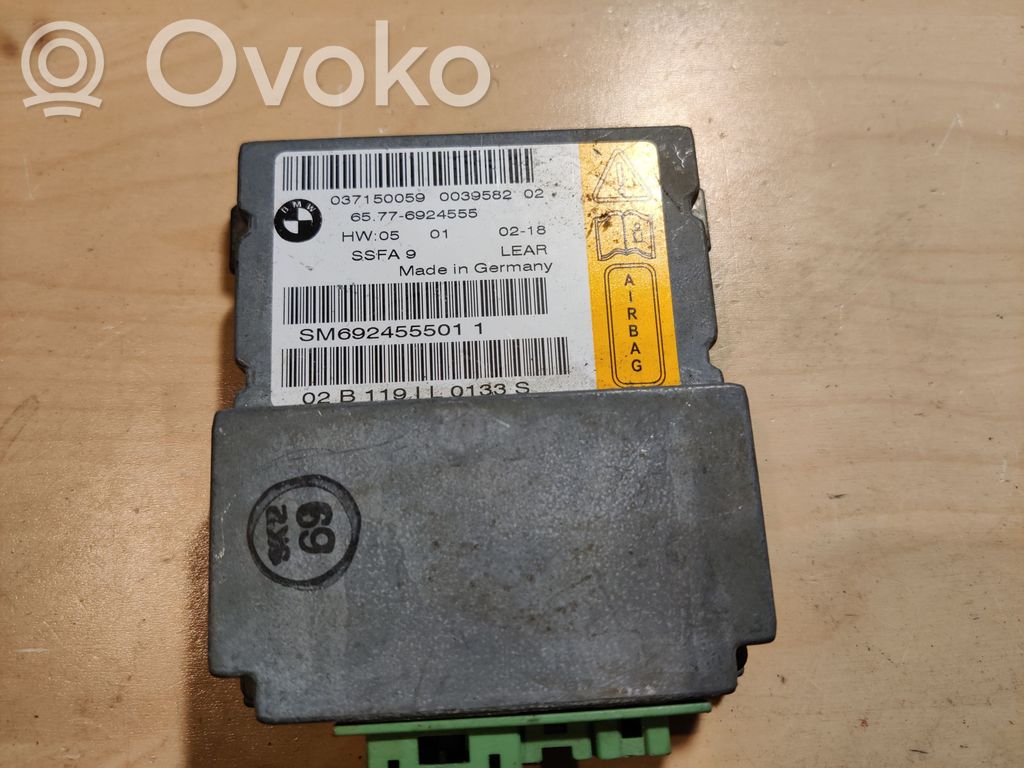 BMW 7 E65 E66 Airbag control unit/module 