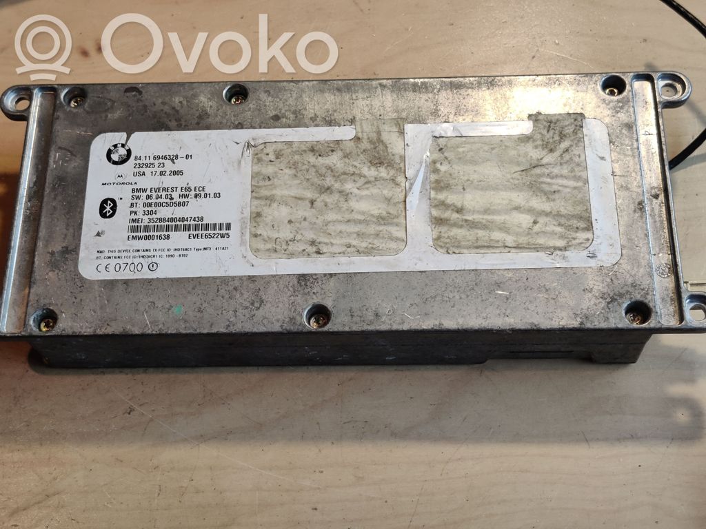 BMW 7 E65 E66 Bluetoothin ohjainlaite/moduuli 