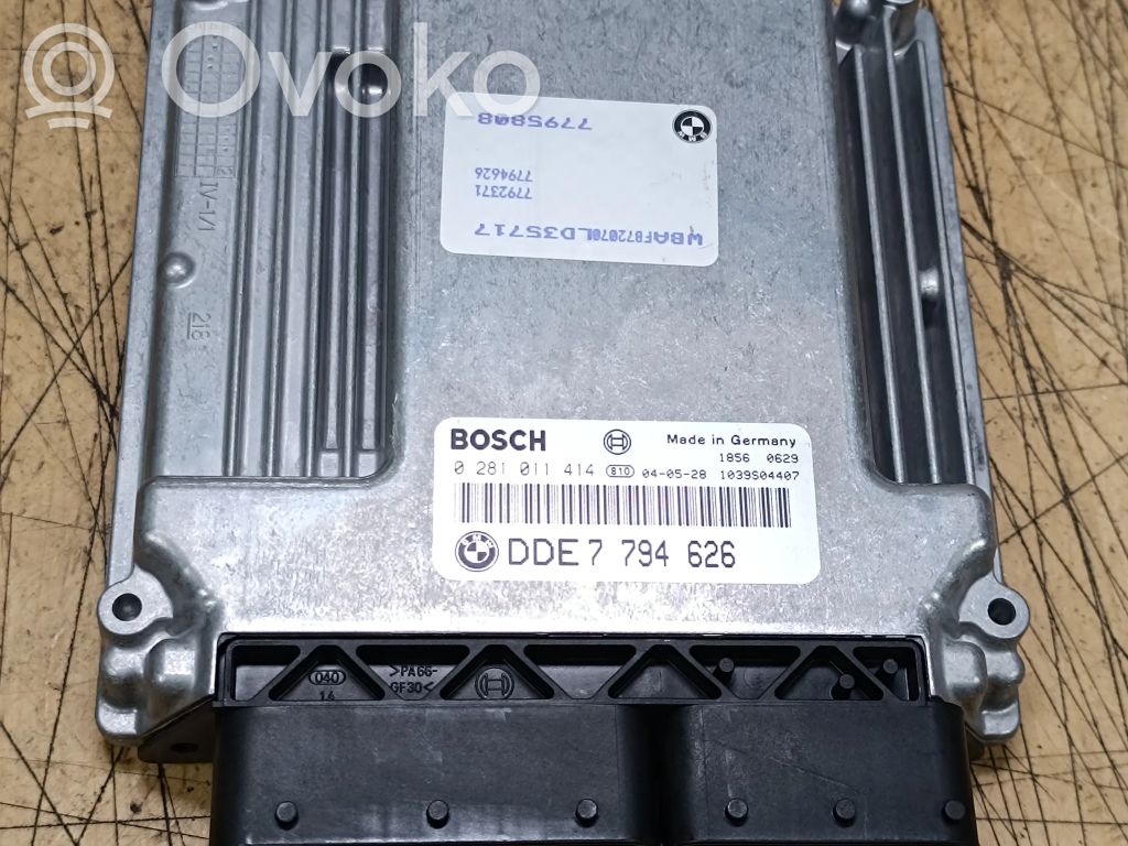 BMW X5 E53 Variklio valdymo blokas 